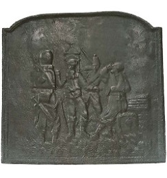 Plaque décorée de cheminée vr106