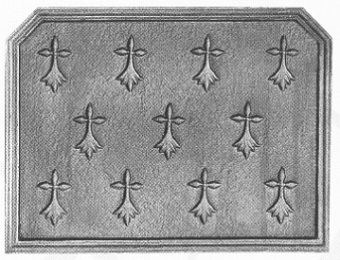 plaque de cheminee -SP090