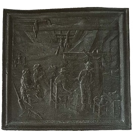 Plaque décorée de cheminée vr109