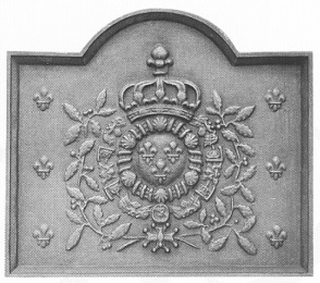 Plaque fonte cheminee loiselet 70-79 - SP007