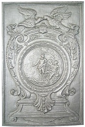 plaque de cheminée 50 cm à 59 cm - RP0474