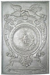 plaque de cheminée 50 cm à 59 cm - RP0474