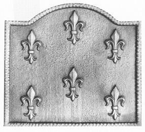 Plaque fonte cheminee loiselet 70-79 - SP025