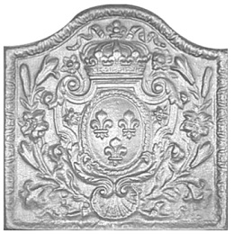 plaque de cheminée de 50cm à 59cm - SP044