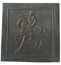 Plaque décorée de cheminée