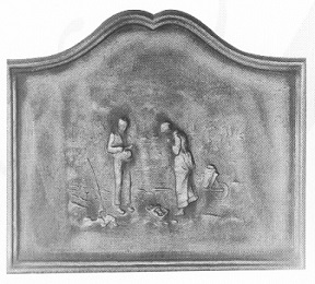 Plaque fonte cheminee loiselet 70-79 - RP0184