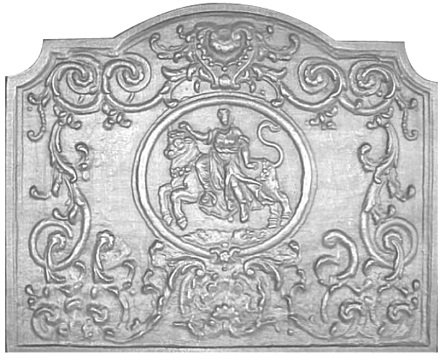 Plaque de cheminée 1m - SP012B