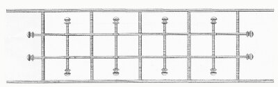 garde-corps, grille de balcon, balcon de croisés pour terrasse de jardin, immeuble, maison en fonte moulée et en fer forgé_loiselet-MD