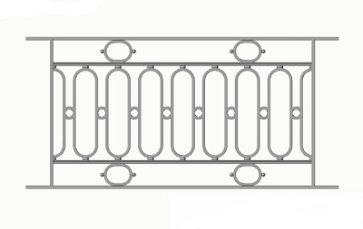 garde-corps, grille de balcon, balcon de croisés pour terrasse de jardin, immeuble, maison en fonte moulée et en fer forgé_loiselet-PB