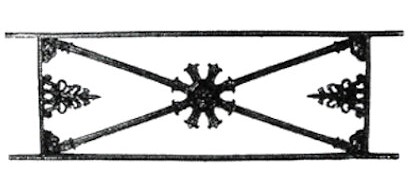 garde-corps, grille de balcon, balcon de croisés pour terrasse de jardin, immeuble, maison en fonte moulée et en fer forgé_loiselet-DS