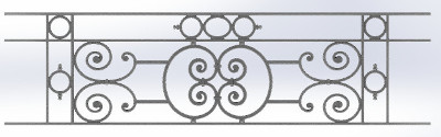 garde-corps, grille de balcon, balcon de croisés pour terrasse de jardin, immeuble, maison en fonte moulée et en fer forgé_loiselet-JB