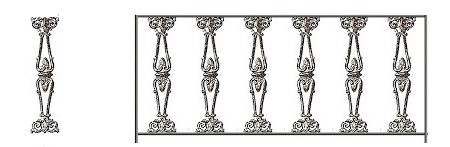 garde-corps, grille de balcon, balcon de croisés pour terrasse de jardin, immeuble, maison en fonte moulée et en fer forgé_loiselet-JF