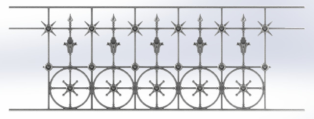 garde-corps, grille de balcon, balcon de croisés pour terrasse de jardin, immeuble, maison en fonte moulée et en fer forgé_loiselet-JN