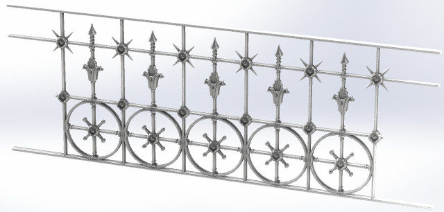 garde-corps, grille de balcon, balcon de croisés pour terrasse de jardin, immeuble, maison en fonte moulée et en fer forgé_loiselet-JN