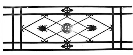 garde-corps, grille de balcon, balcon de croisés pour terrasse de jardin, immeuble, maison en fonte moulée et en fer forgé_loiselet-OK