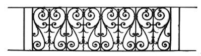 garde-corps, grille de balcon, balcon de croisés pour terrasse de jardin, immeuble, maison en fonte moulée et en fer forgé_loiselet-UD