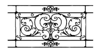 garde-corps, grille de balcon, balcon de croisés pour terrasse de jardin, immeuble, maison en fonte moulée et en fer forgé_loiselet-UL