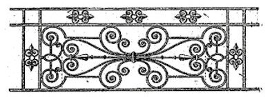 garde-corps, grille de balcon, balcon de croisés pour terrasse de jardin, immeuble, maison en fonte moulée et en fer forgé_loiselet-UU