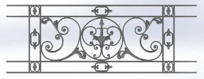 garde-corps, grille de balcon, balcon de croisés pour terrasse de jardin, immeuble, maison en fonte moulée et en fer forgé_loiselet-ML