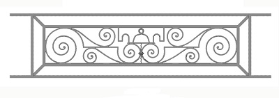 garde-corps, grille de balcon, balcon de croisés pour terrasse de jardin, immeuble, maison en fonte moulée et en fer forgé_loiselet-TH