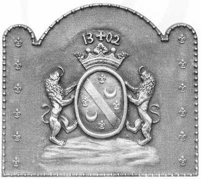 Plaque de cheminée 1m - RP0055