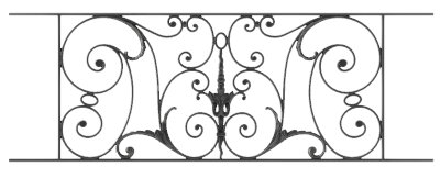 garde-corps, grille de balcon, balcon de croisés pour terrasse de jardin, immeuble, maison en fonte moulée et en fer forgé_loiselet-X