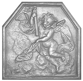 plaque de cheminée de 50-59cm - SP088