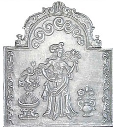 plaque cheminee - 60 à 69 cm - RP0105