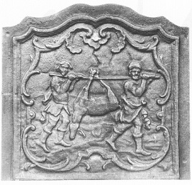 Plaque fonte cheminee loiselet 70-79 - RP0021