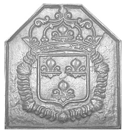 plaque de cheminée de 50-59cm - SP052