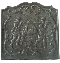 Plaque motif Retour de chasse