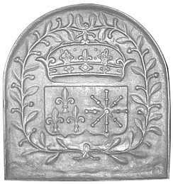 plaque de cheminée de 50-59cm - SP055