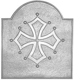 plaque de cheminée de 50-59cm - SP041B