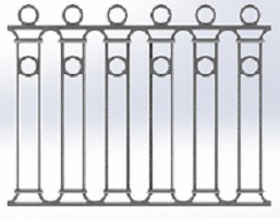 garde-corps, grille de balcon, balcon de croisés pour terrasse de jardin, immeuble, maison en fonte moulée et en fer forgé_loiselet-ZA