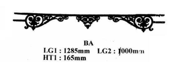 BARRE D'APPUI DE FENETRE GARDE CORPS BALUSTRADE LOISELET - BA