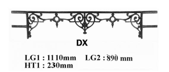 BARRE D'APPUI DE FENETRE GARDE CORPS BALUSTRADE LOISELET - DX