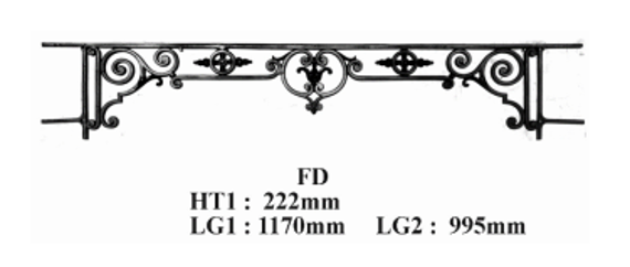 BARRE D'APPUI DE FENETRE GARDE CORPS BALUSTRADE LOISELET - FD