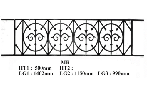 GRILLE DE BALCON GARDE CORPS BALUSTRADE LOISELET - MB