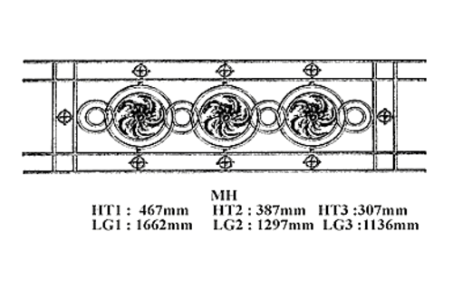 GRILLE DE BALCON GARDE CORPS BALUSTRADE LOISELET - MH