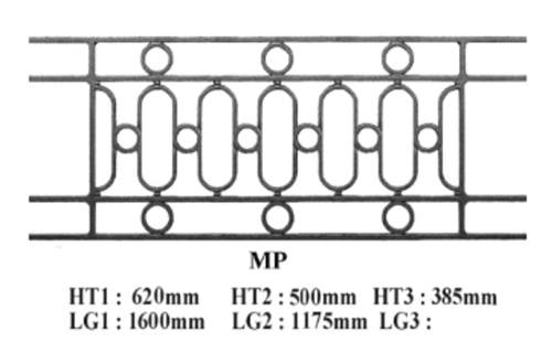 GRILLE DE BALCON GARDE CORPS BALUSTRADE LOISELET - MP