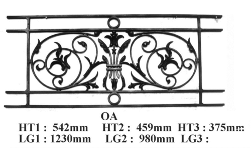 GRILLE DE BALCON GARDE CORPS BALUSTRADE LOISELET - OA