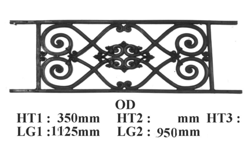 GRILLE DE BALCON GARDE CORPS BALUSTRADE LOISELET - OD