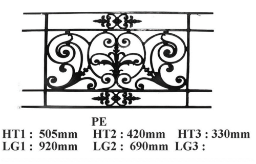 GRILLE DE BALCON GARDE CORPS BALUSTRADE LOISELET - PE