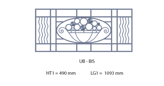 GRILLE DE BALCON GARDE CORPS BALUSTRADE LOISELET - UB BIS