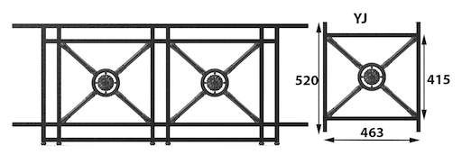 BARRE D'APPUI DE FENETRE GARDE CORPS BALUSTRADE LOISELET - JX