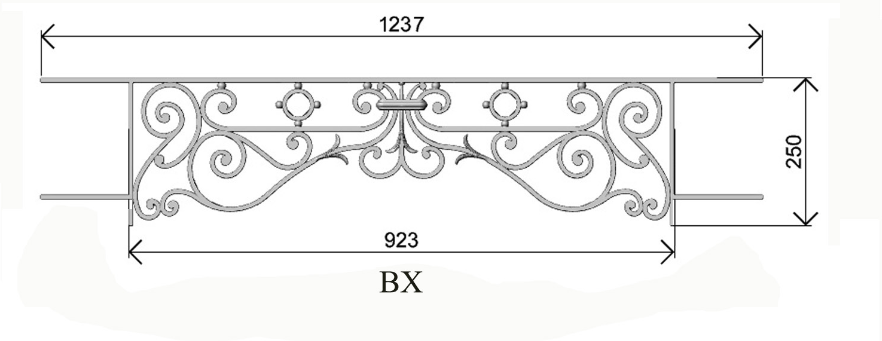 BARRE D'APPUI DE FENETRE GARDE CORPS BALUSTRADE LOISELET - BX