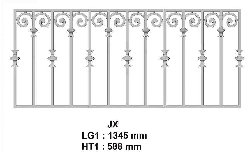 BARRE D'APPUI DE FENETRE GARDE CORPS BALUSTRADE LOISELET - JX