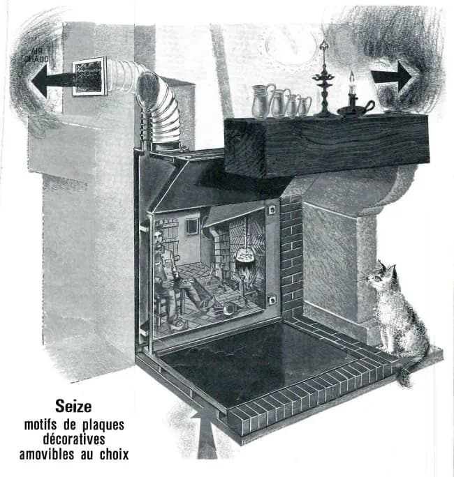 Récupérateur de chaleur pour cheminée et poêle