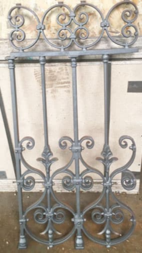 Balustrade, rambarde ouvragée en fonte - Thumbnail 3