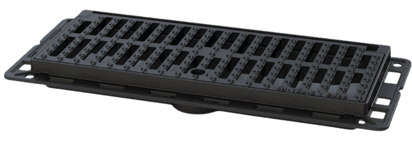 Grille de caniveaux à fente